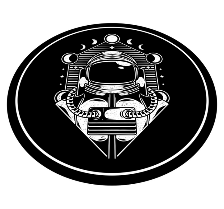 Tapis vinyle ado graphique d'astronaute - TenStickers
