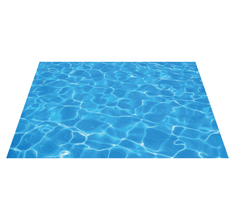 Tapis vinyle motif Texture de l'eau - TenStickers