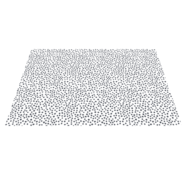 Tapis vinyle autres tapis motif à pois noirs - TenStickers