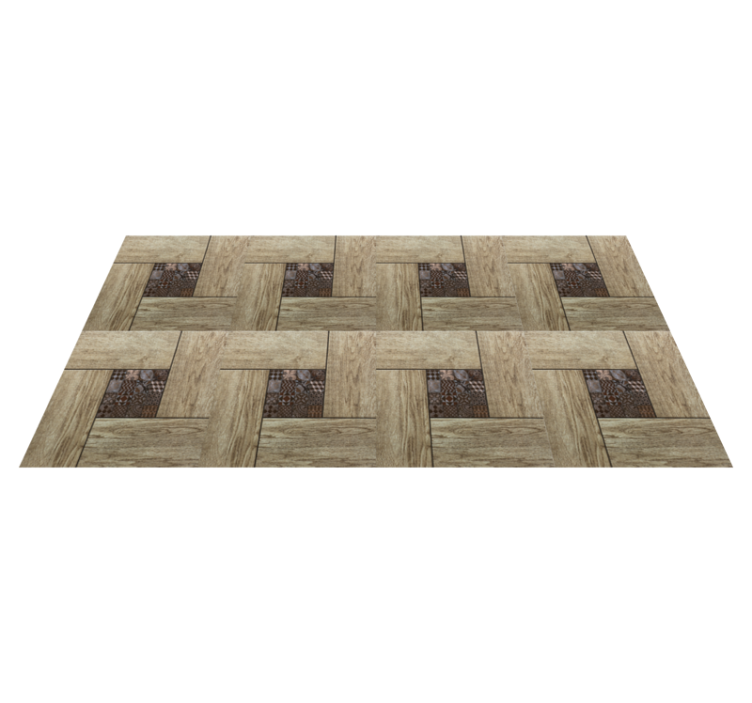 Tapis vinyle imitation parquet motif texturé - TenStickers
