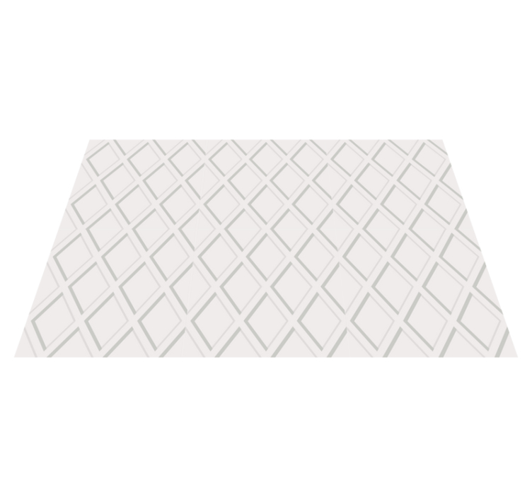 Tapis vinyle géométrique idée diamant - TenStickers