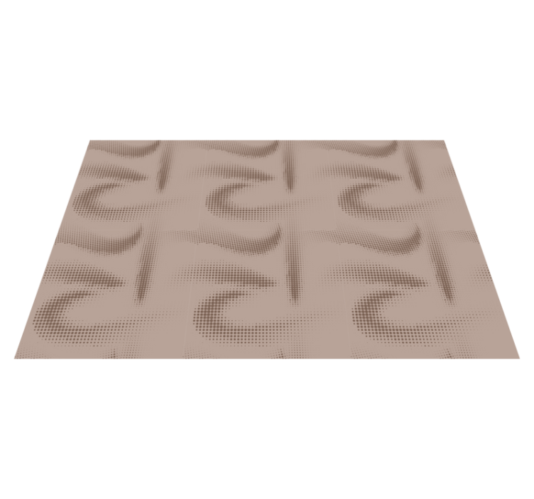 Tapis vinyle salon tourbillons à texture douce - TenStickers