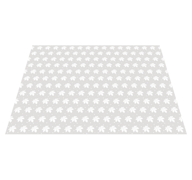 Tapis vinyle plantes élément botanique délicat - TenStickers