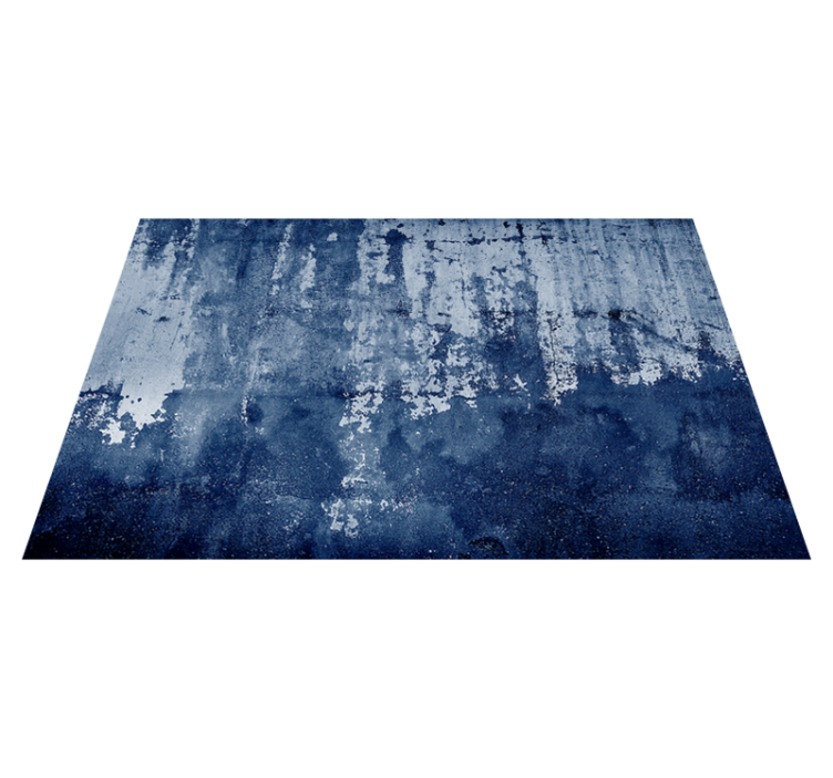 Tapis vinyle textures bleu dramatique - TenStickers
