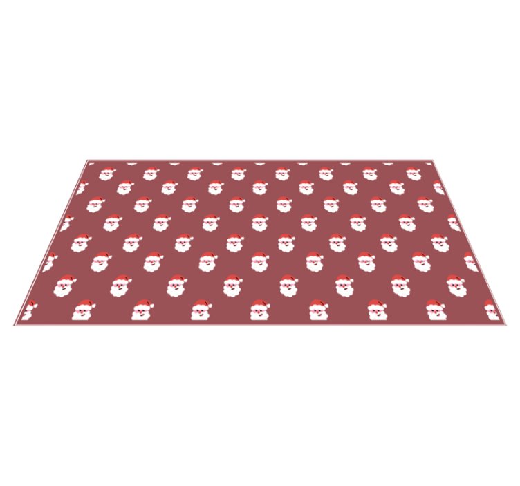 Tapis vinyle noël modèle de père noël - TenStickers