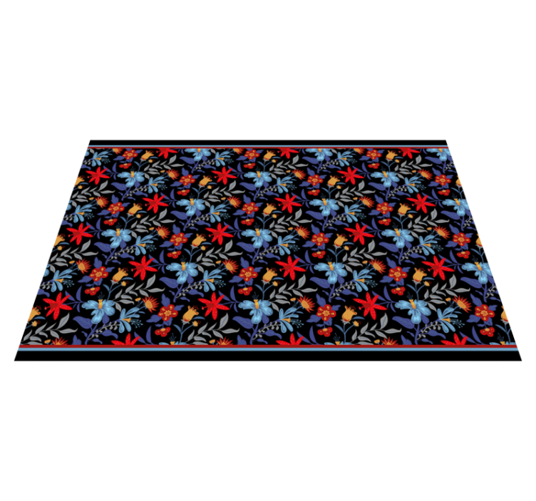 Tapis vinyle plantes élégance botanique - TenStickers