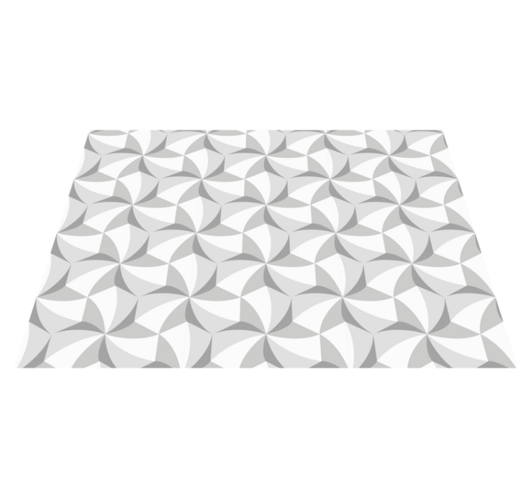 Tapis vinyle geometrique Carreaux de ciment contemporains - TenStickers