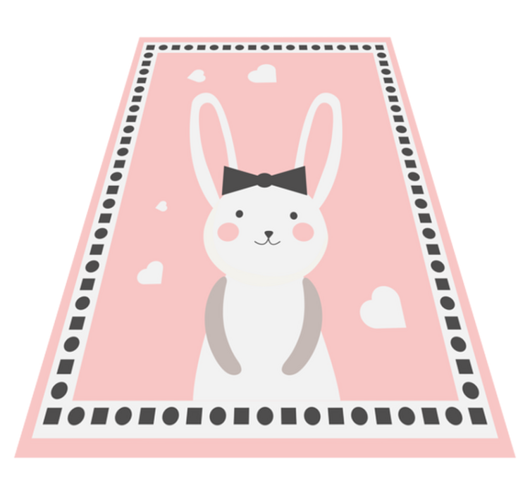 Tapis vinyle bébé décoration de chambre de lapin - TenStickers