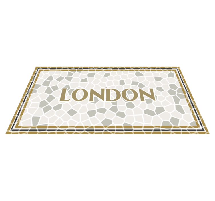 Tapis mosaique vinyle mosaïque de londres - TenStickers