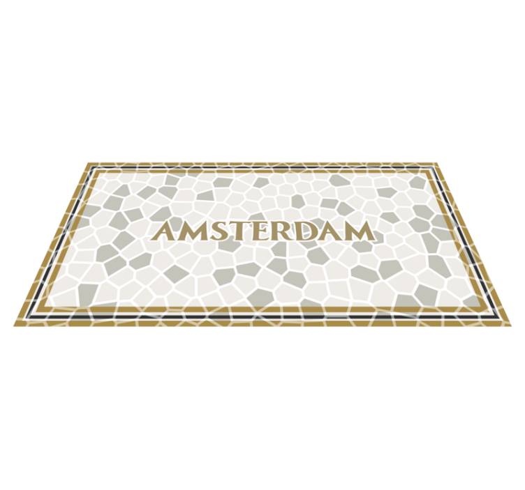 Tapis mosaique vinyle mosaïque d'amsterdam - TenStickers