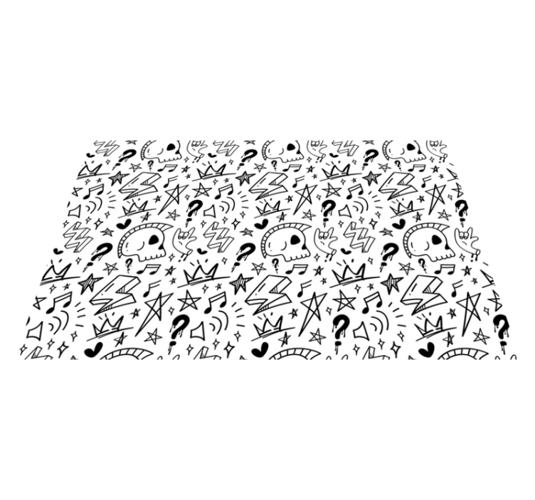 Tapis vinyle ado modèles éclectiques pour adolescents - TenStickers