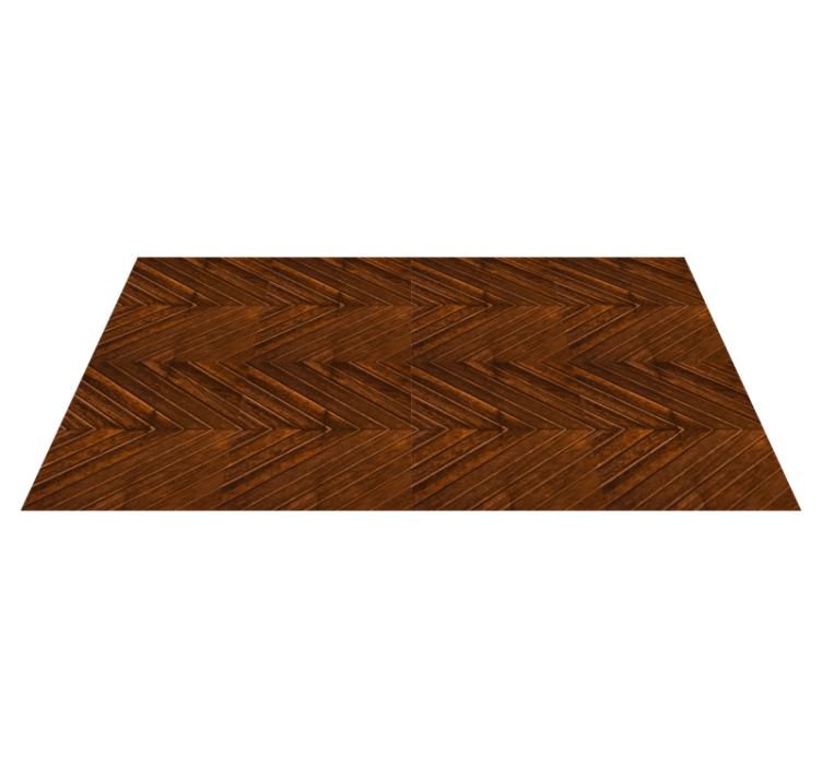 Tapis vinyle bois modèle classique à chevrons - TenStickers