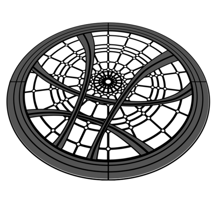 Tapis vinyle chambre Dr étrange fenêtre - TenStickers