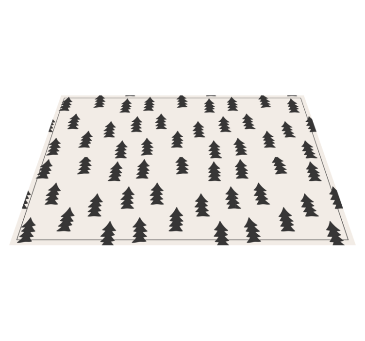 Tapis vinyle salon vinylee d'arbres - TenStickers