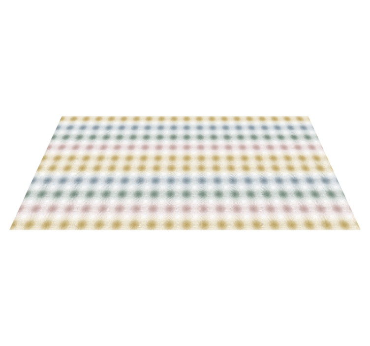 Tapis vinyle salon lignes pastel douces - TenStickers
