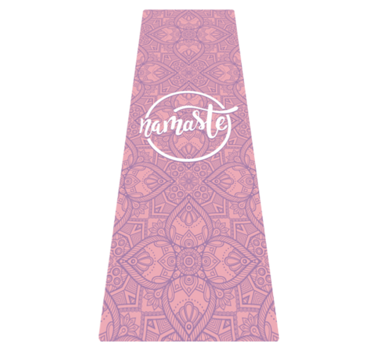 Tapis vinyle citation yoga namasté - TenStickers