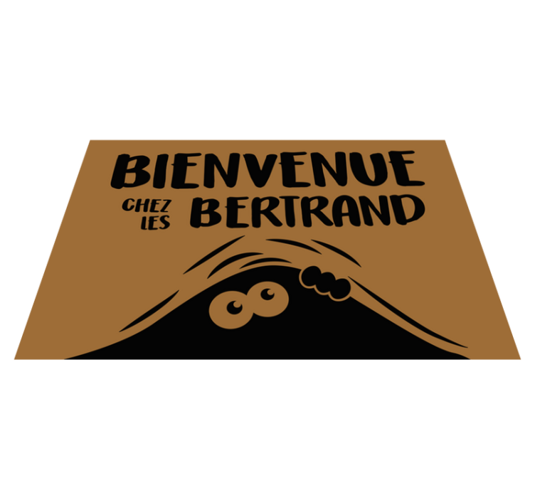 Tapis vinyle hall d'entrée chiffre imminent - TenStickers