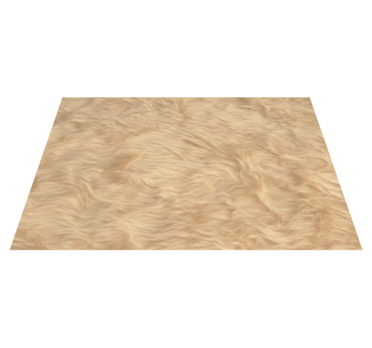 Tapis vinyle salle à manger motif effet laine - TenStickers