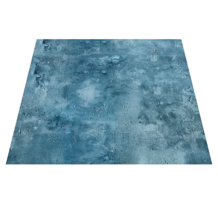 Tapis vinyle bleu conception texturée - TenStickers