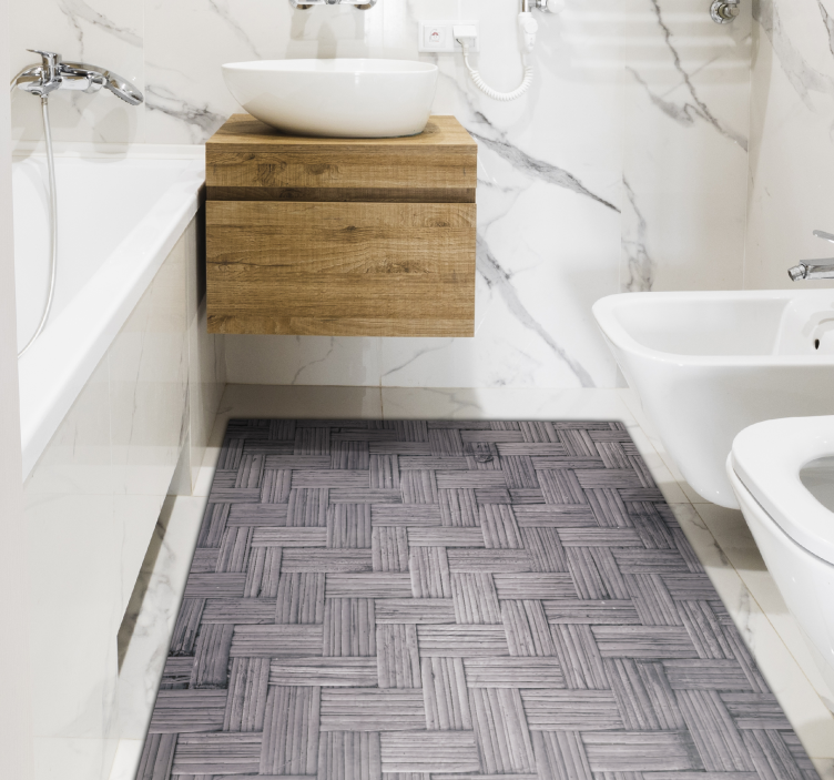 Tapis vinyle texture détail texturé tissé - TenStickers