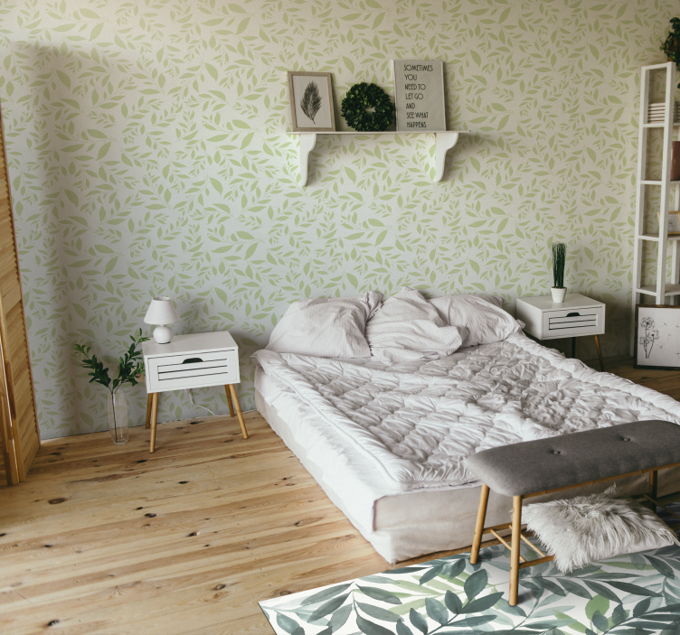 tapis vinyle salon Fond naturel - TenStickers