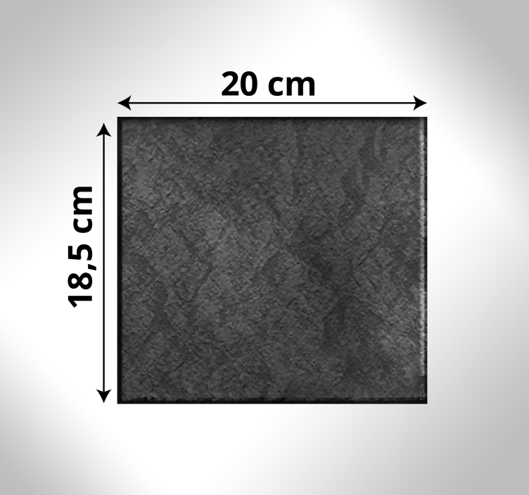 Tapis vinyle texture carré de pierre texturé - TenStickers