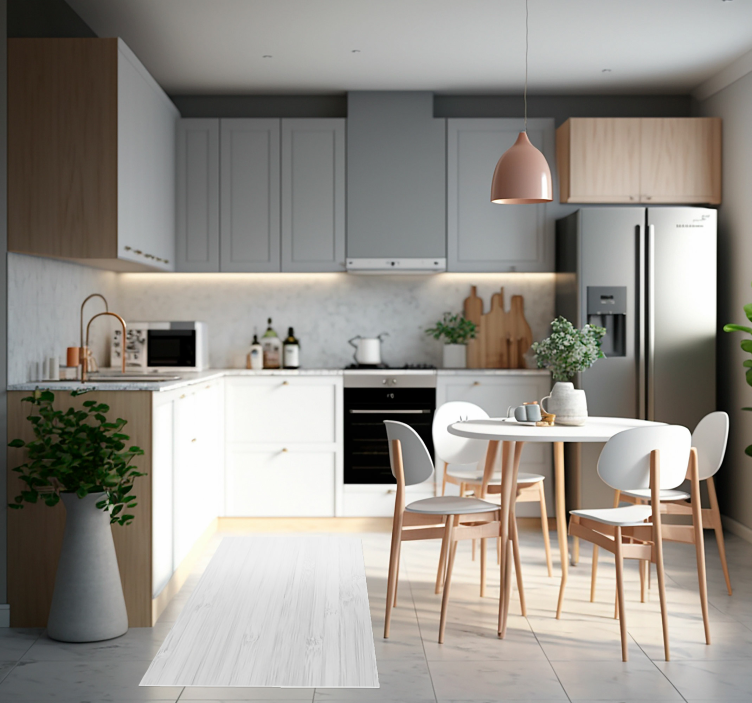 Tapis vinyle cuisine simplicité élégante - TenStickers