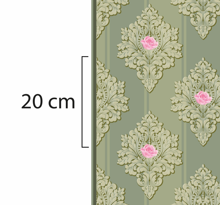 Tapis vinyle fleurs et plantes motif floral vintage Décor - TenStickers