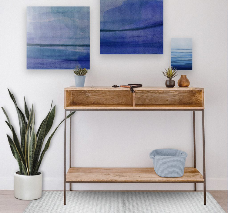 Tapis vinyle salle de bain motif lignes grises - TenStickers