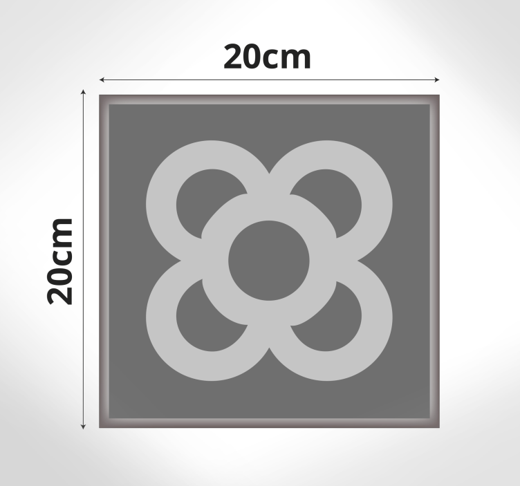 Tapis vinyle mosaique le sol de Barcelone "panot". - TenStickers