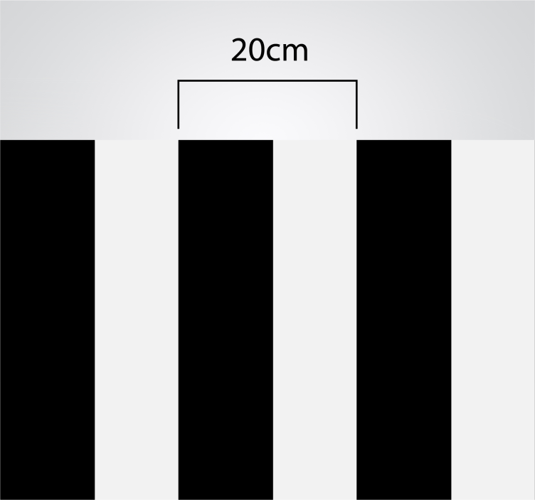 Tapis vinyle cuisine rayures noires et blanches - TenStickers