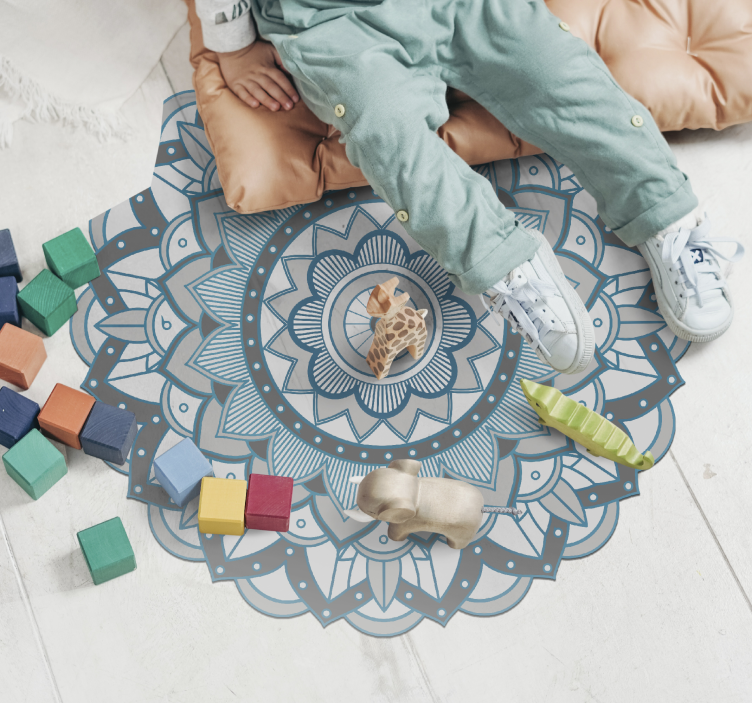 Tapis vinyle mandala mandala complexe - TenStickers
