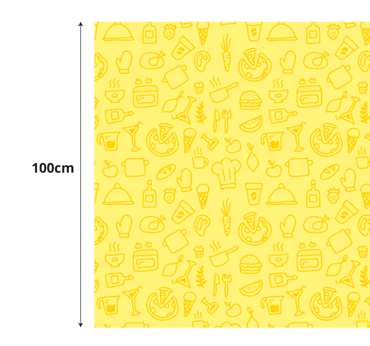 Tapis vinyle cuisine iconographie de la cuisine - TenStickers