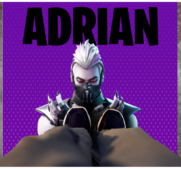 Tapis vinyle ado nom de jeu personnalisable - TenStickers