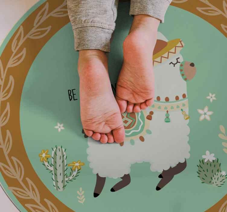 Tapis vinyle animal sois incroyable - TenStickers