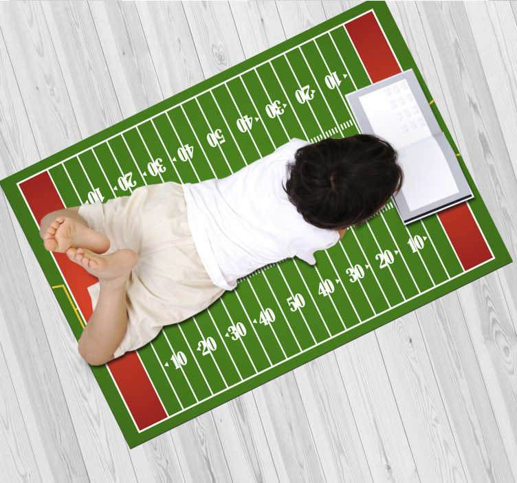Tapis vinyle route tapis de jeu terrain de football - TenStickers