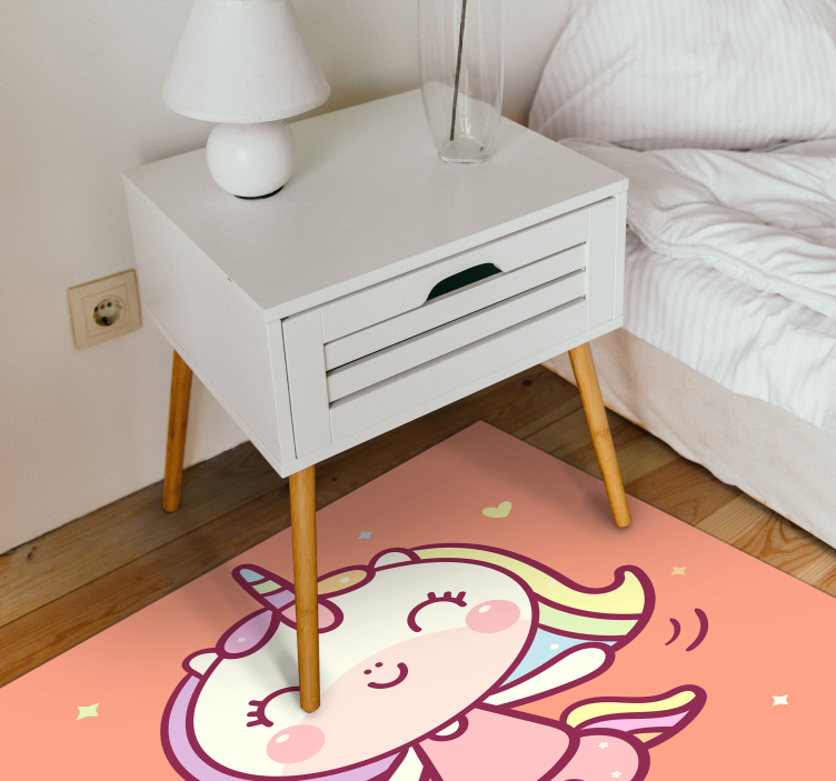 Tapis vinyle autres tapis licorne de dessin animé - TenStickers