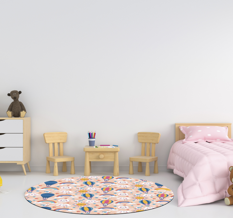 Tapis vinyle autres tapis motif de ballon coloré - TenStickers