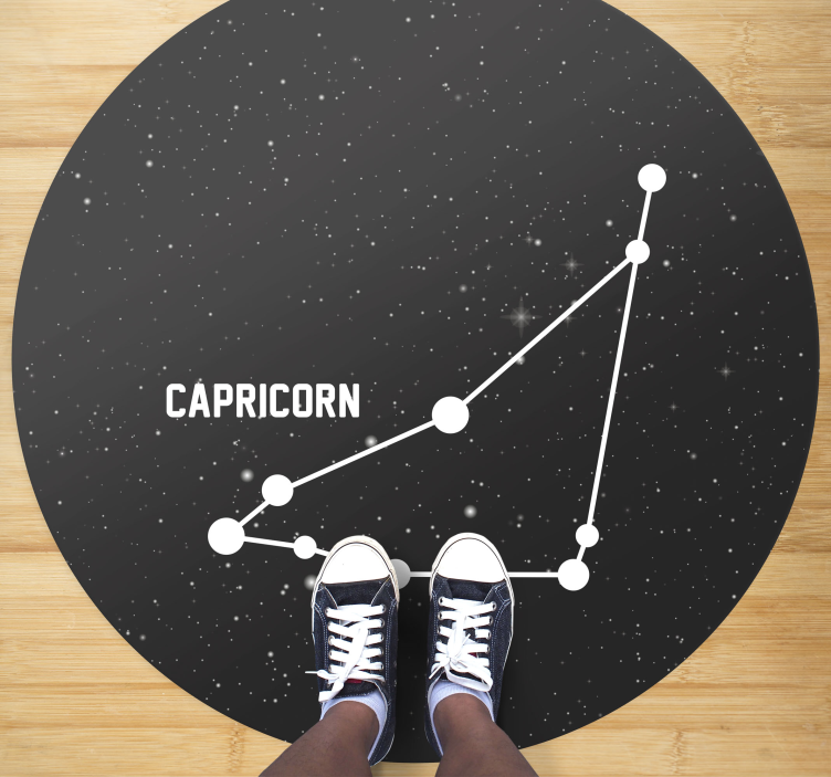 Tapis vinyle étoile constellation du capricorne - TenStickers