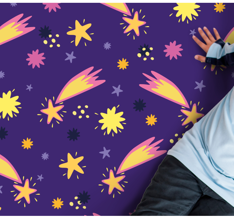 Tapis vinyle étoile Élément étoile filante - TenStickers