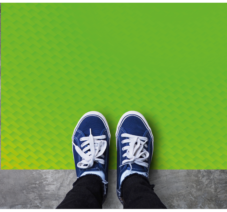 Tapis vinyle imitation parquet surface verte texturée - TenStickers