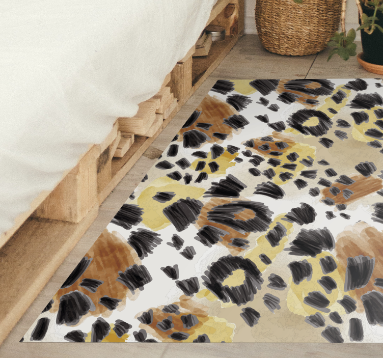 Tapis vinyle motif animal Élégance raffinée - TenStickers
