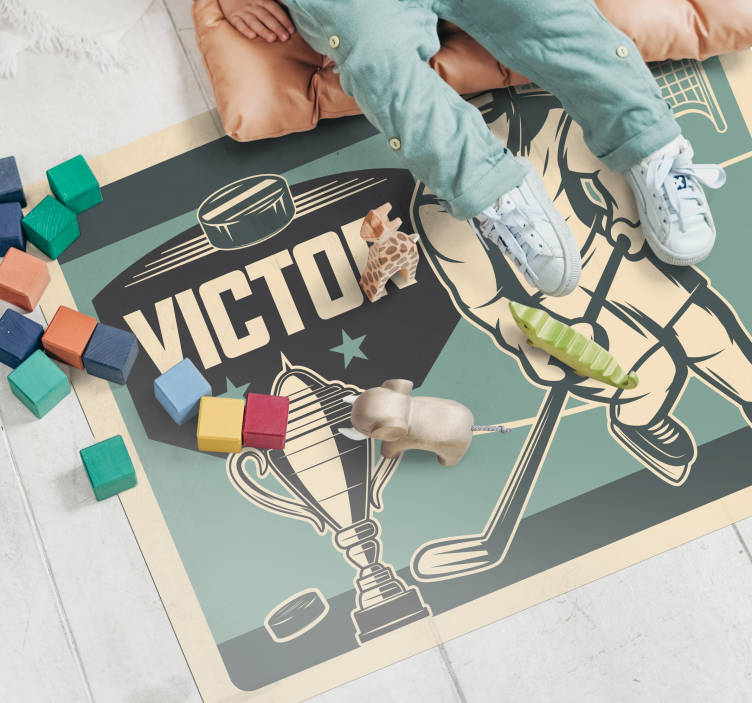 Tapis vinyle personnalisé graphique sportif personnalisable - TenStickers