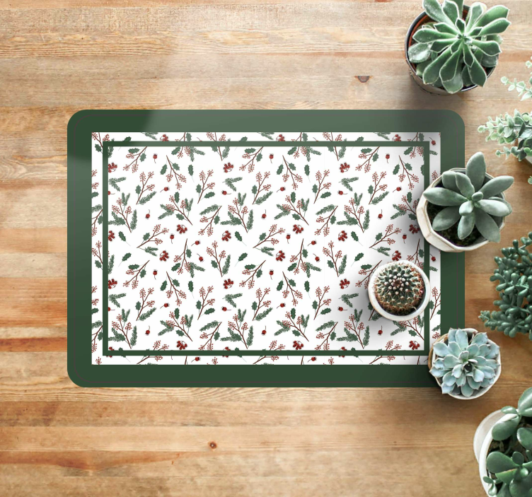 Tapis vinyle plantes jardin botanique - TenStickers
