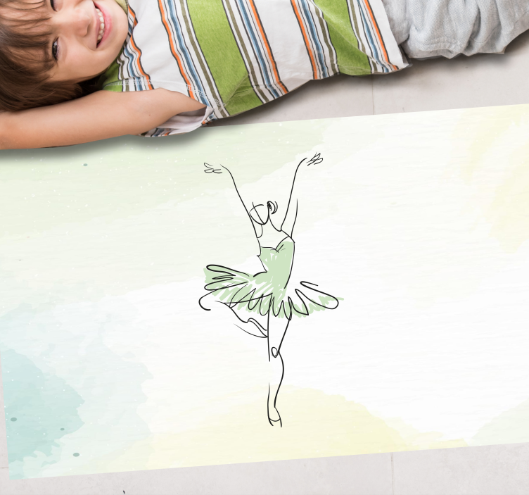 Tapis vinyle autres tapis aperçu du danseur de ballet - TenStickers