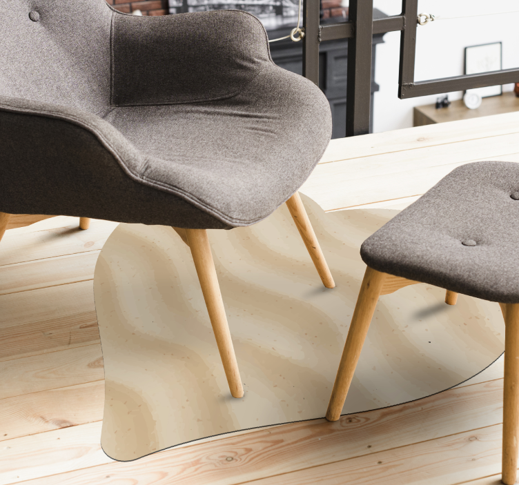 Tapis vinyle texture forme de coeur ondulé - TenStickers