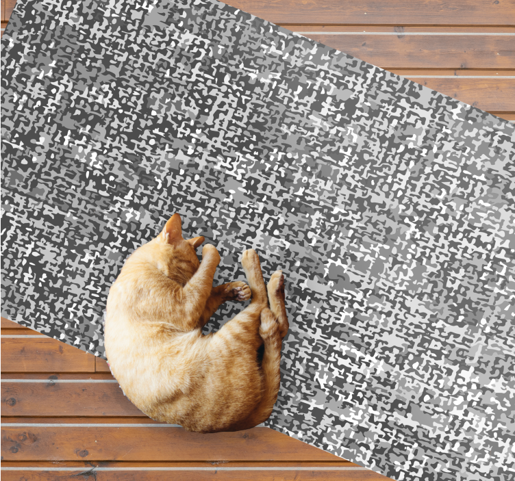 Tapis vinyle texture motif monochrome abstrait - TenStickers
