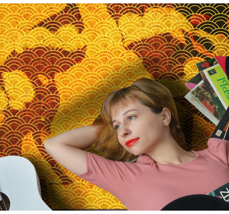 Tapis vinyle éthnique seigaiha japonais - TenStickers