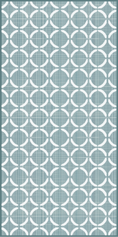 Tapis vinyle cuisine vert à l'ancienne - TenStickers