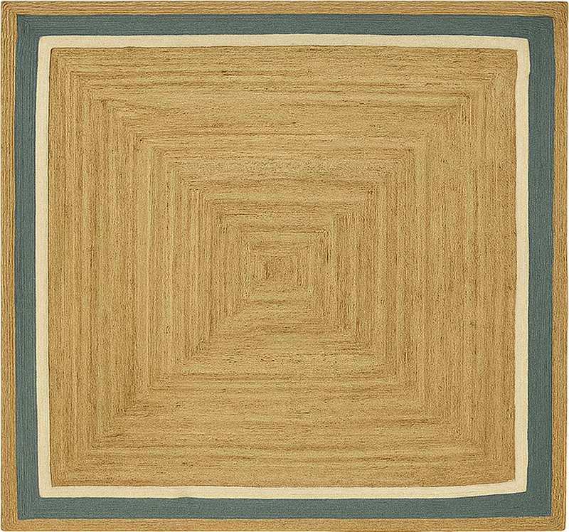 Tapis vinyle carré effet de motif de tunnel - TenStickers